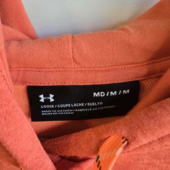 Under Armour Coral Hoodie with Logo - Picture 4 of 5